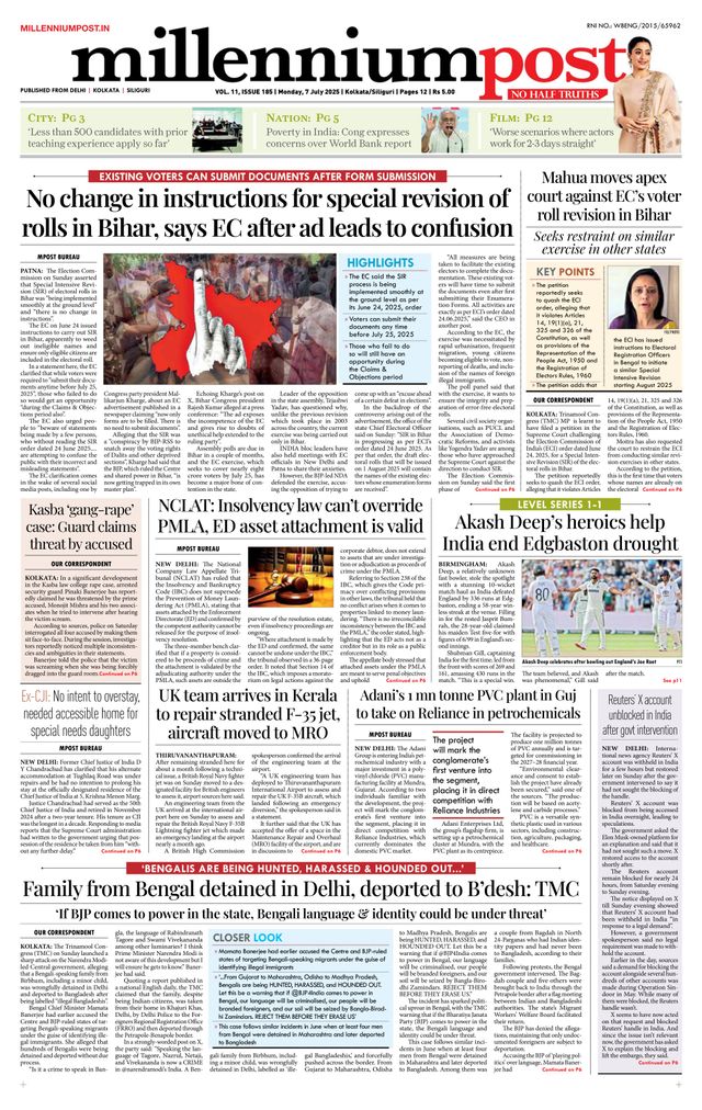 Millennium Post Kolkata