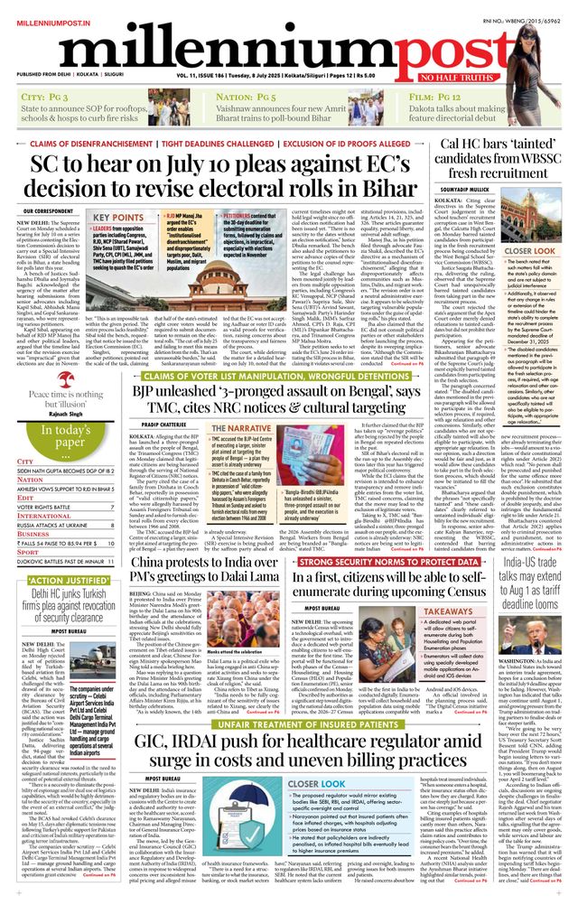 Millennium Post Kolkata