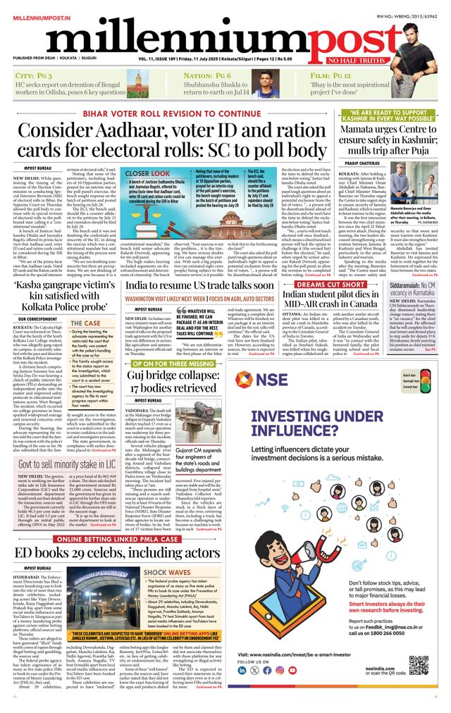 Millennium Post Kolkata