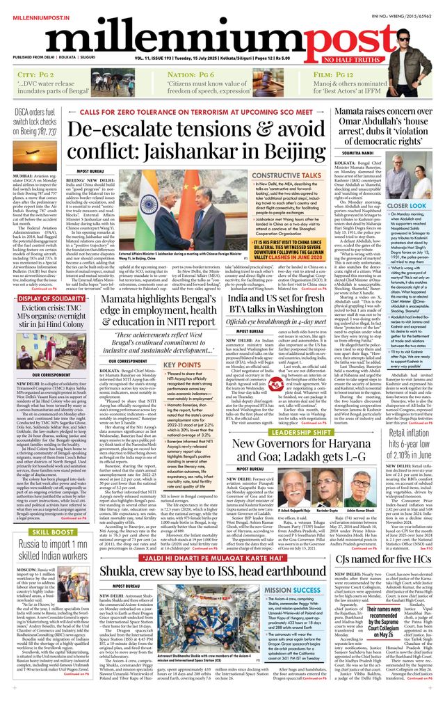 Millennium Post Kolkata