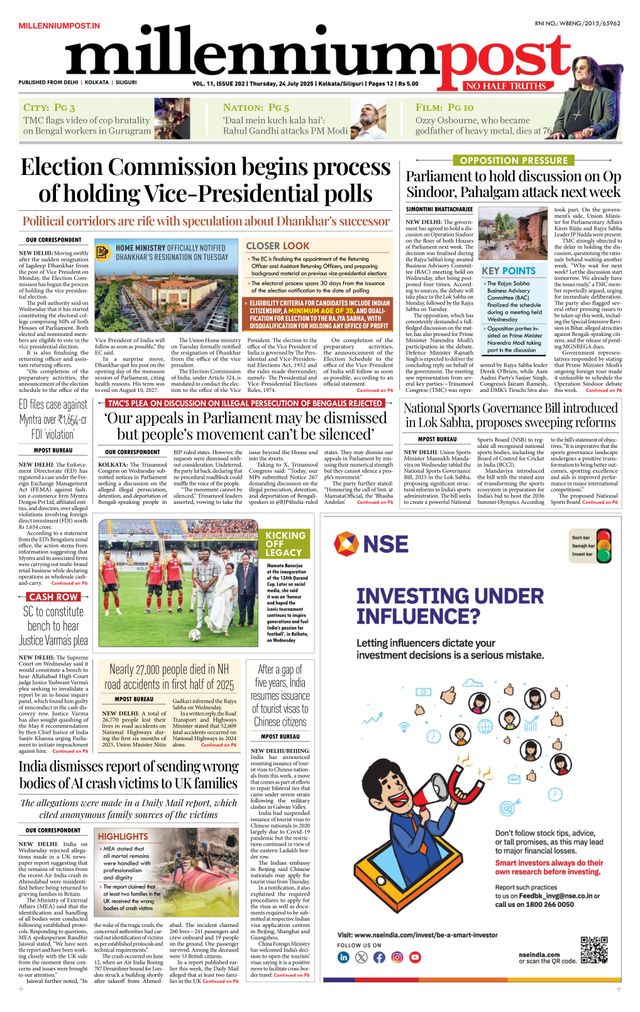 Millennium Post Kolkata