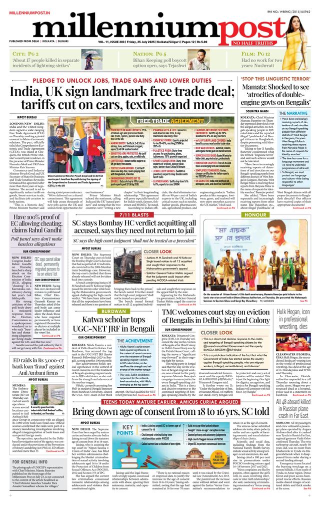 Millennium Post Kolkata