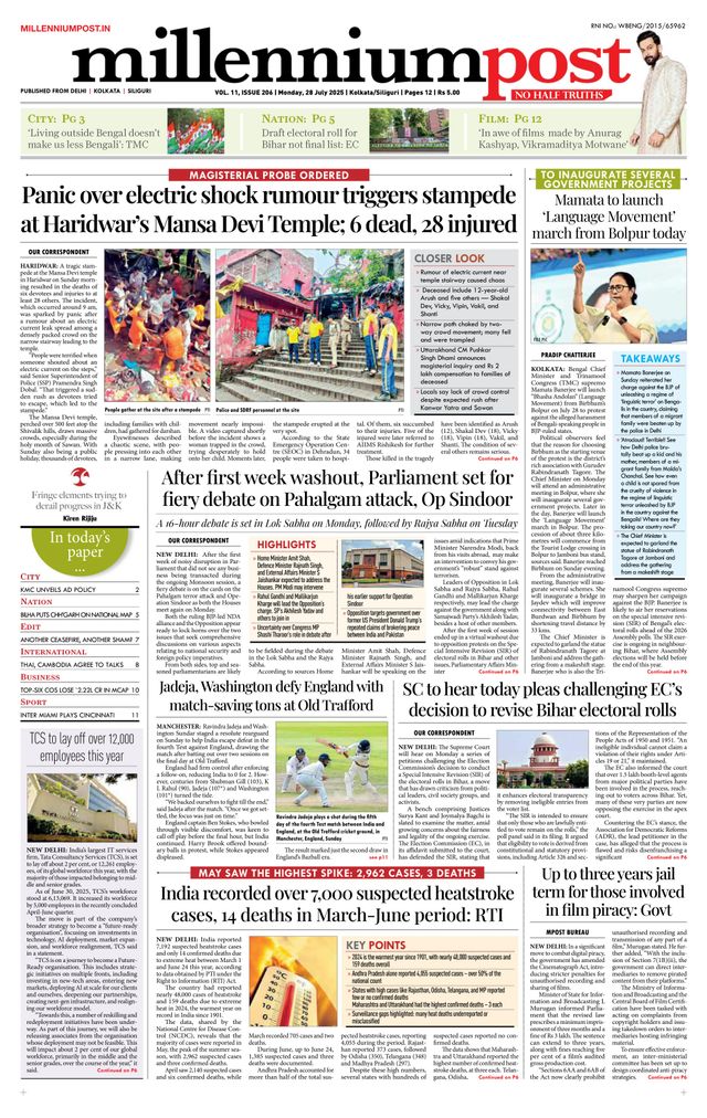 Millennium Post Kolkata