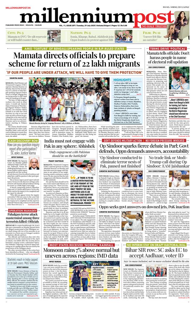 Millennium Post Kolkata