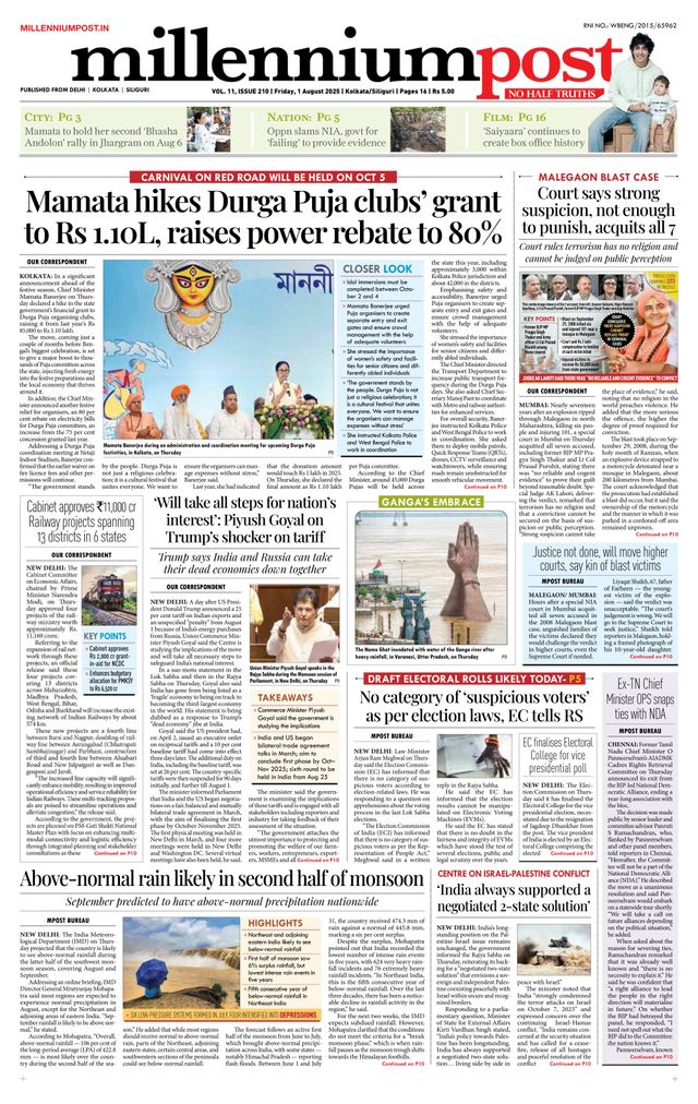 Millennium Post Kolkata