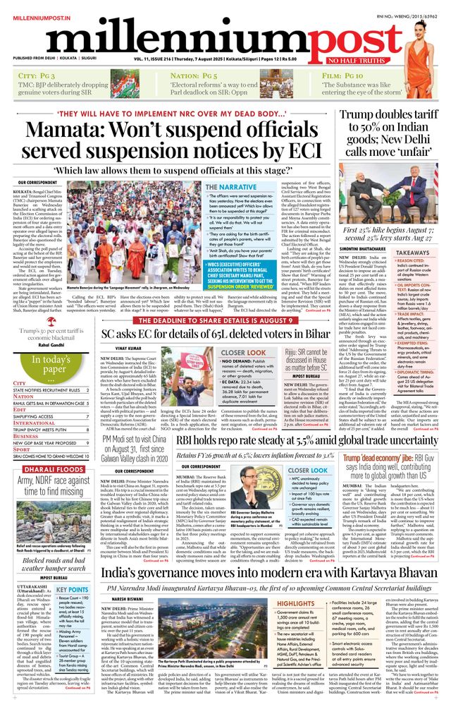 Millennium Post Kolkata