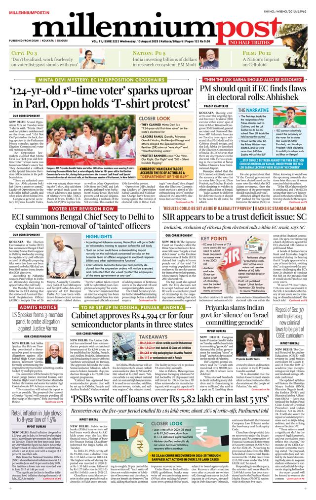 Millennium Post Kolkata