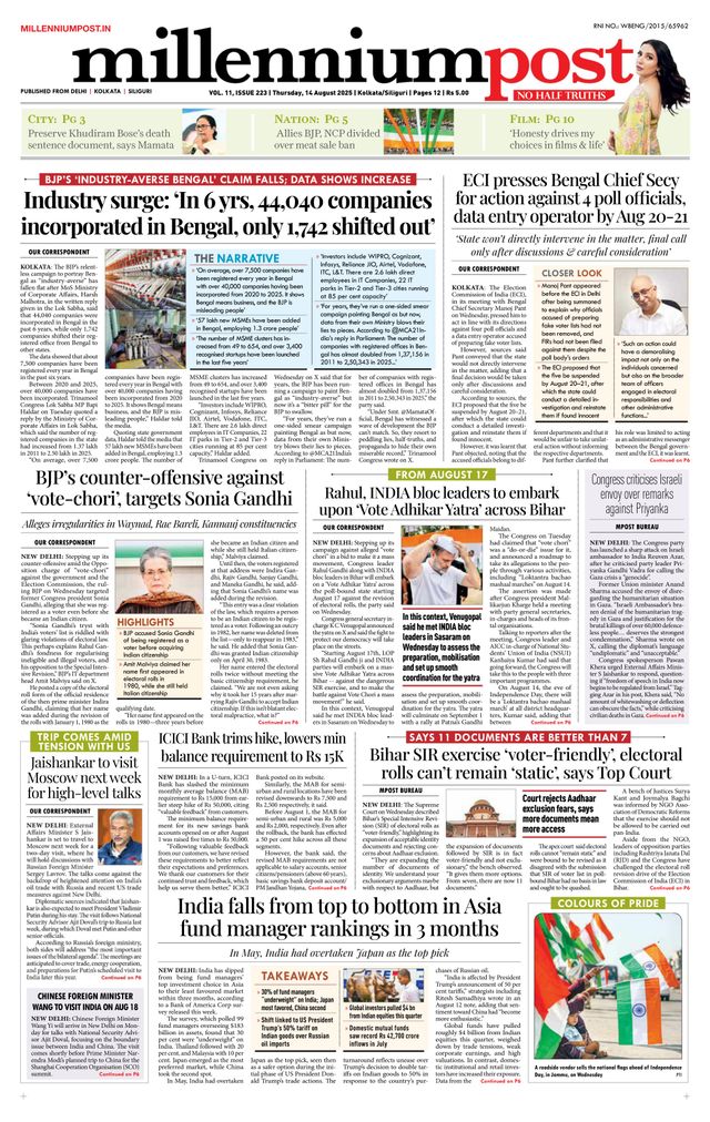 Millennium Post Kolkata