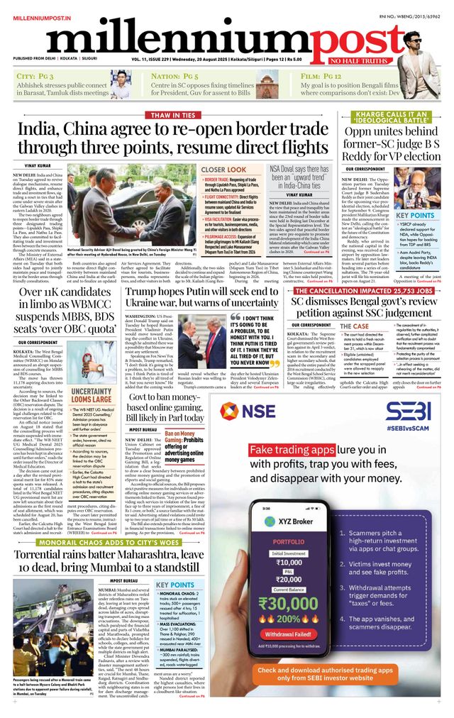 Millennium Post Kolkata