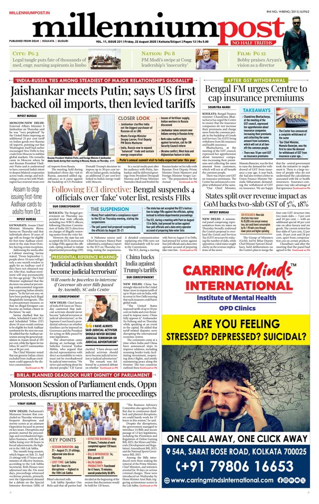 Millennium Post Kolkata