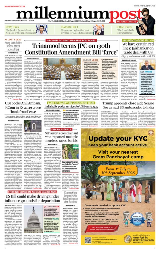 Millennium Post Kolkata