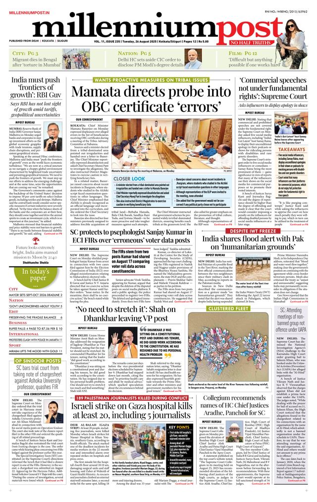 Millennium Post Kolkata