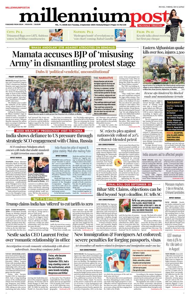 Millennium Post Kolkata