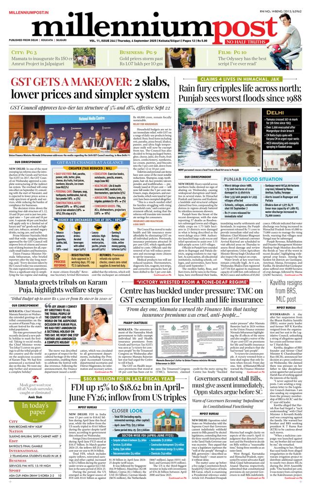 Millennium Post Kolkata