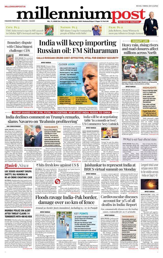 Millennium Post Kolkata