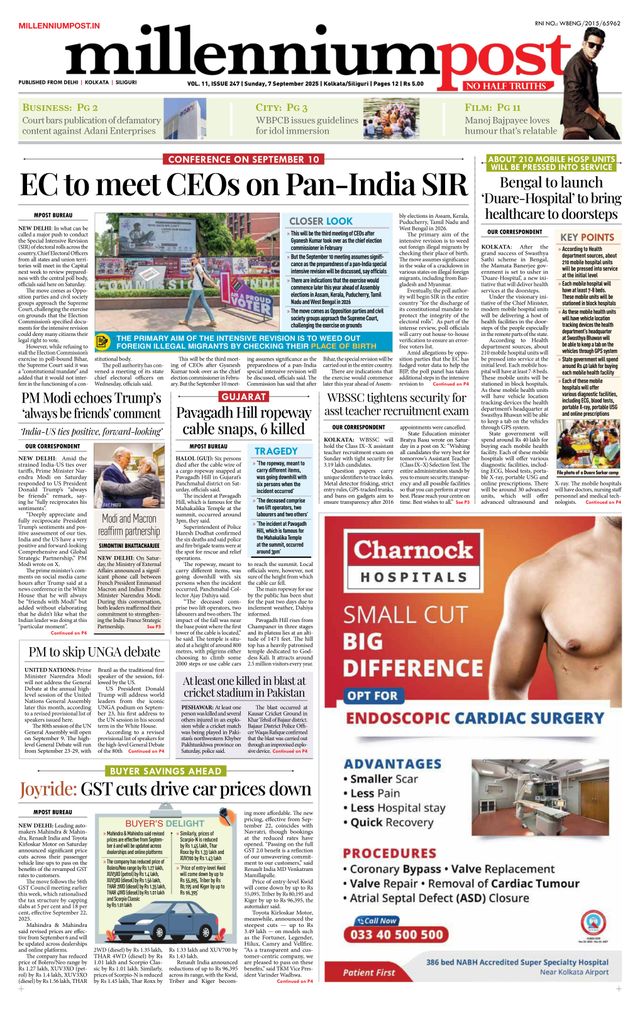 Millennium Post Kolkata