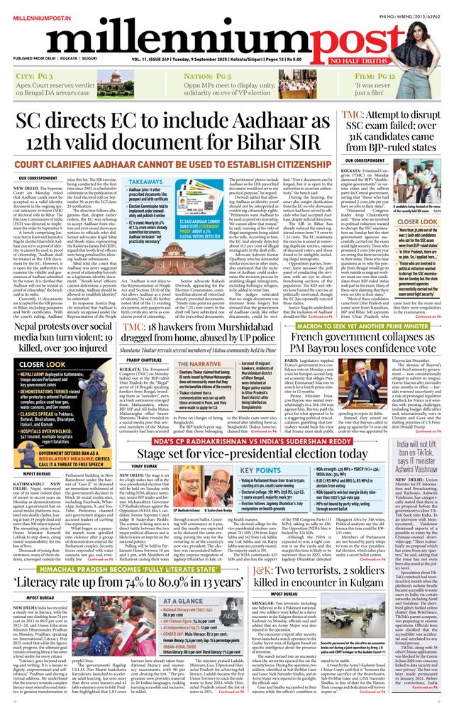 Millennium Post Kolkata