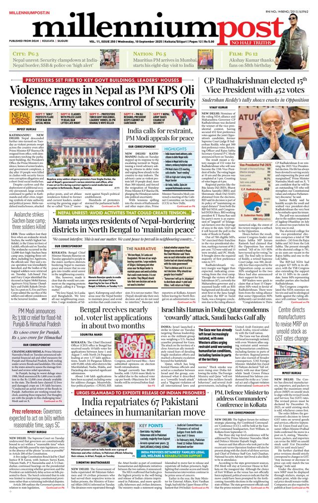 Millennium Post Kolkata