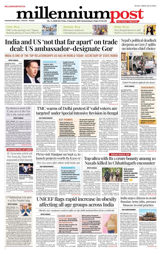 Millennium Post Kolkata