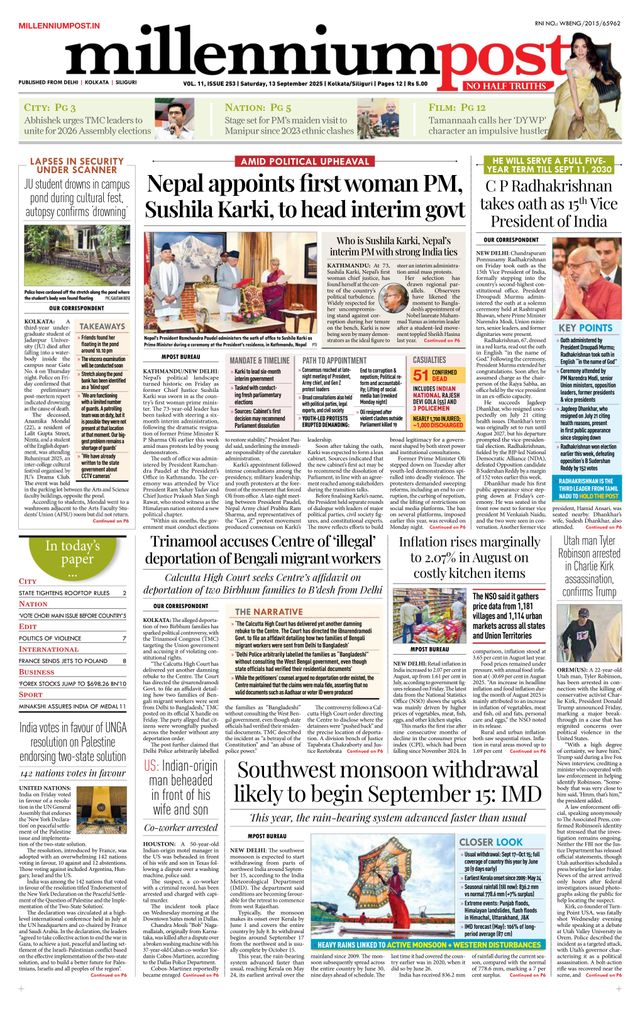 Millennium Post Kolkata