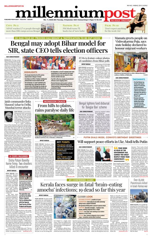 Millennium Post Kolkata