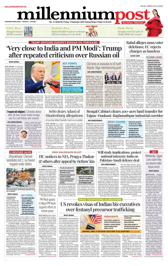 Millennium Post Kolkata