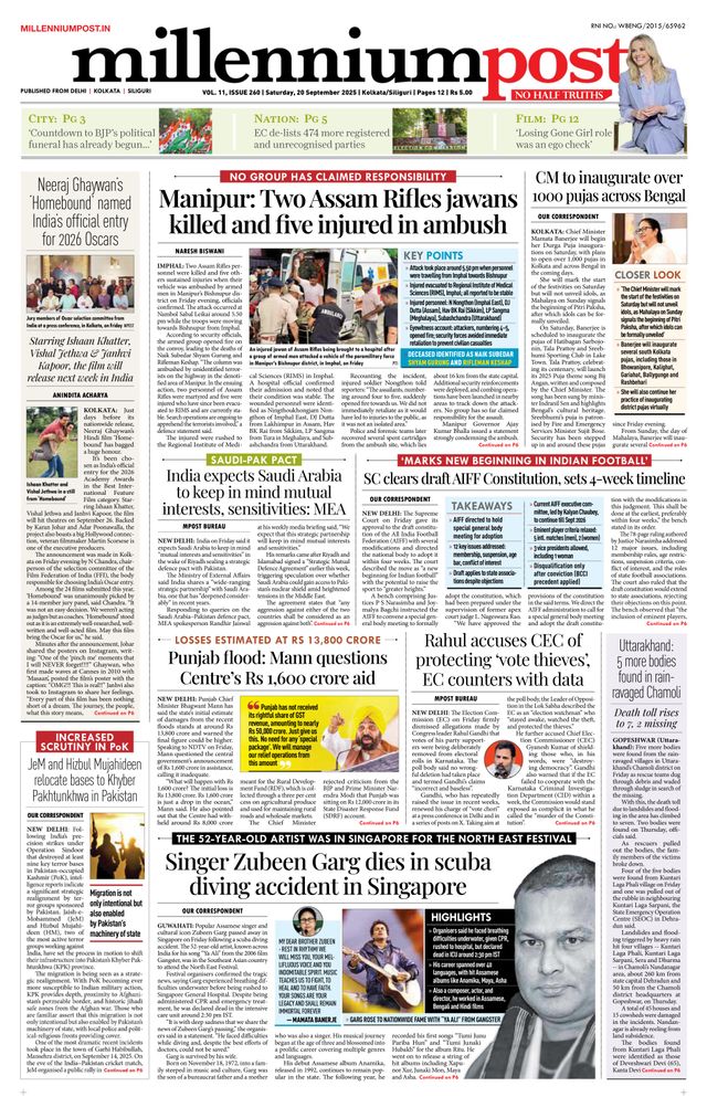 Millennium Post Kolkata