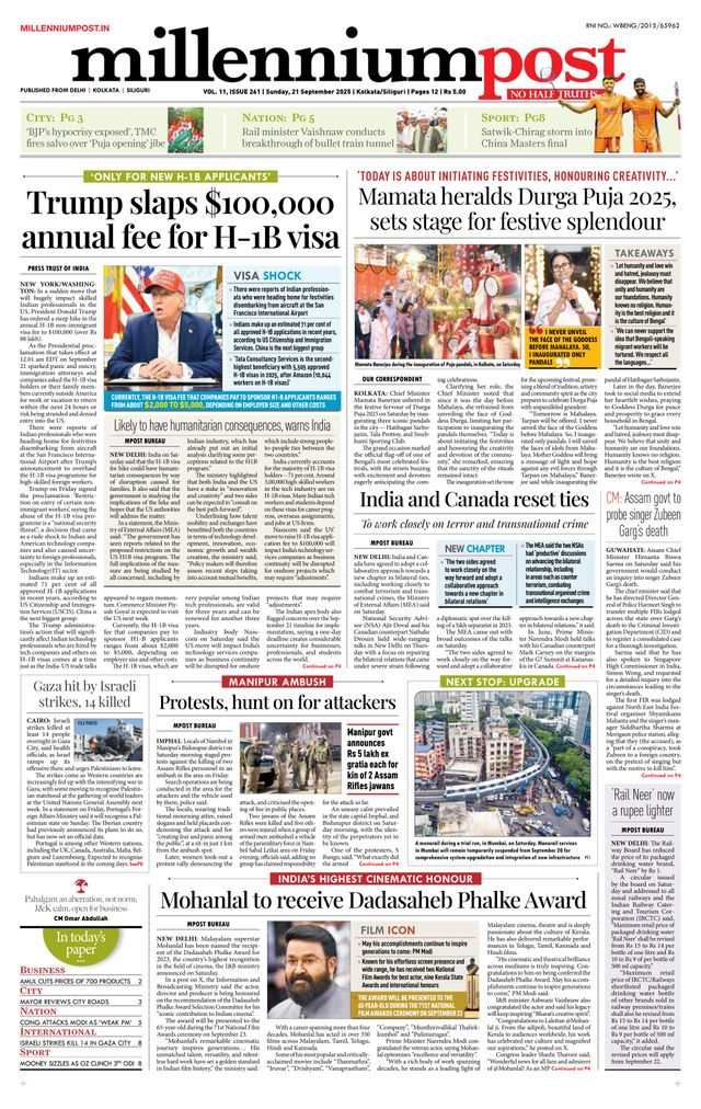 Millennium Post Kolkata