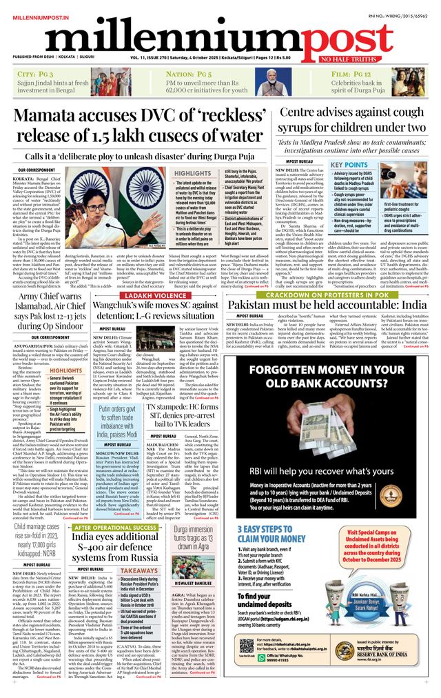 Millennium Post Kolkata