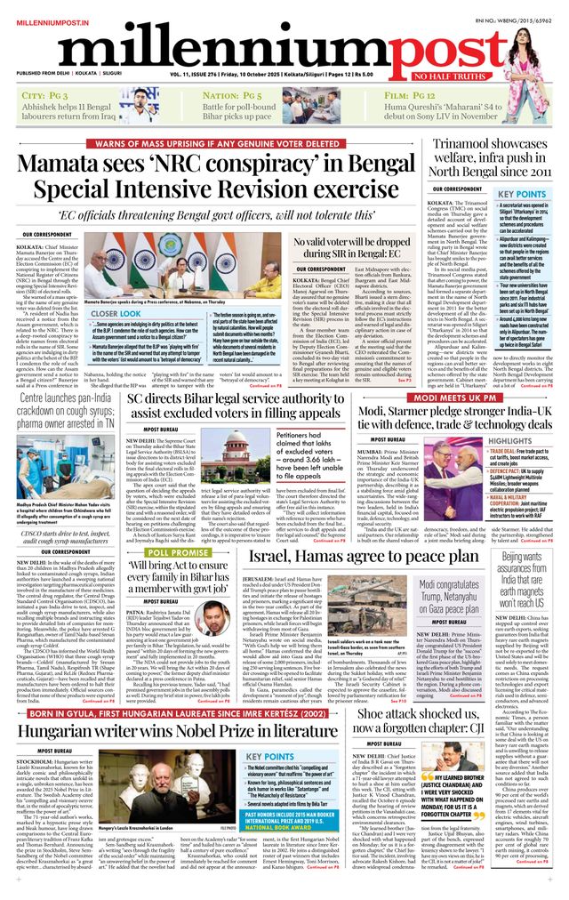 Millennium Post Kolkata