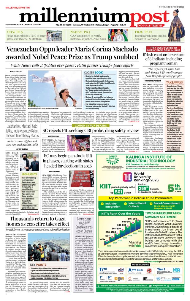 Millennium Post Kolkata