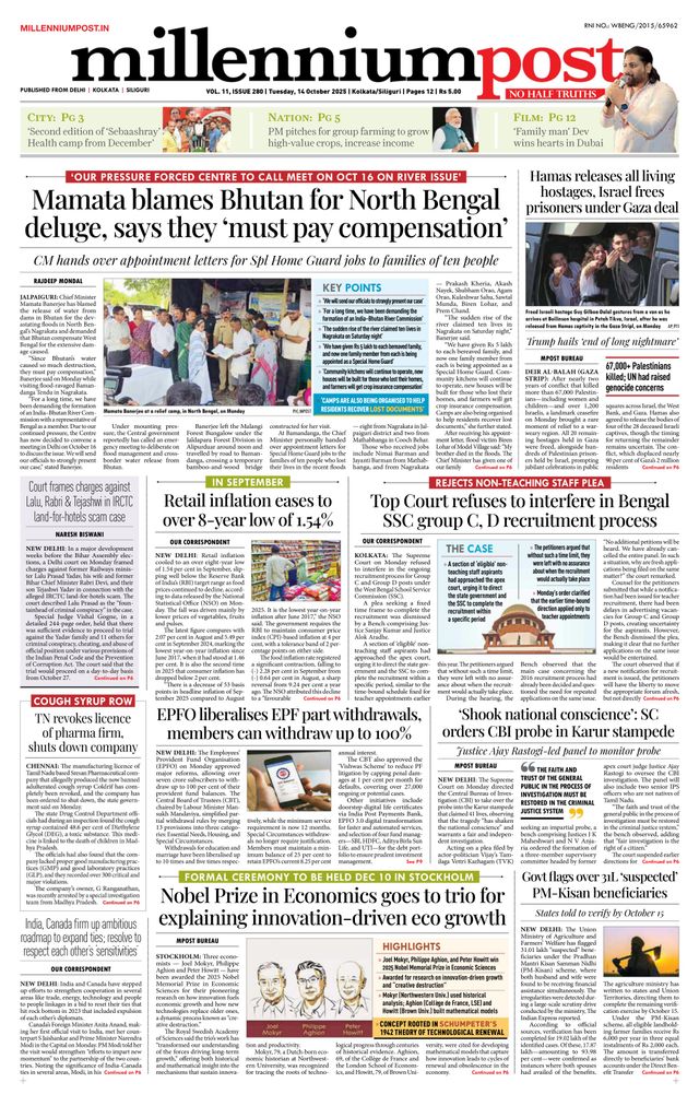 Millennium Post Kolkata