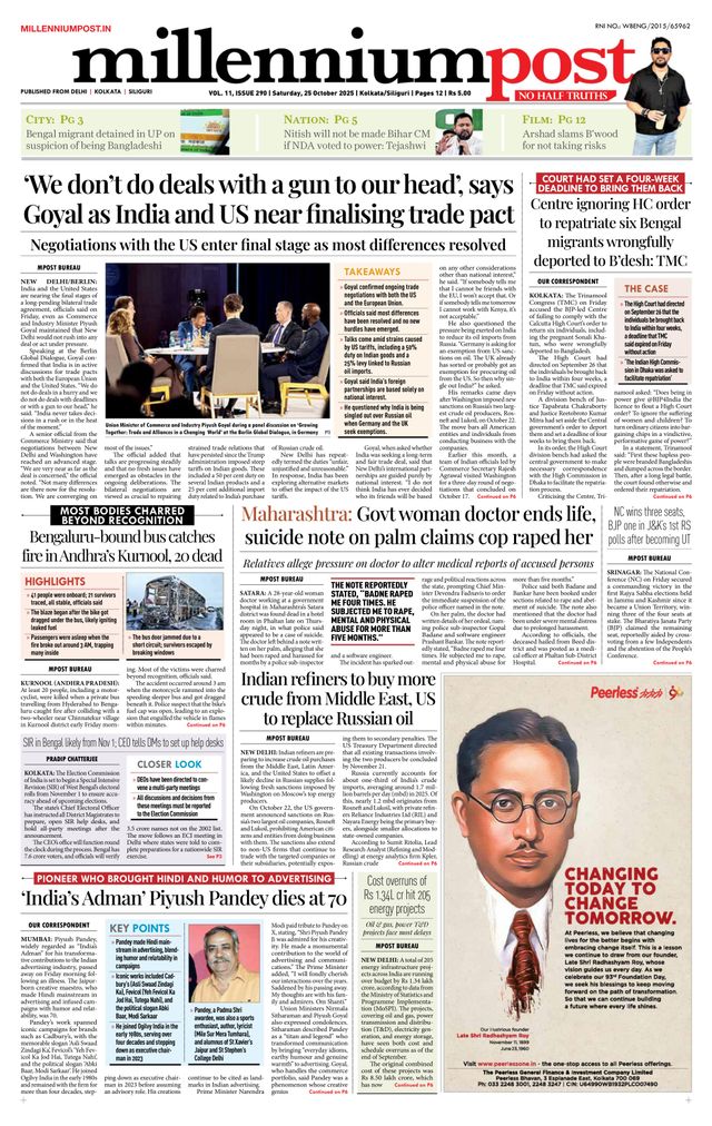 Millennium Post Kolkata