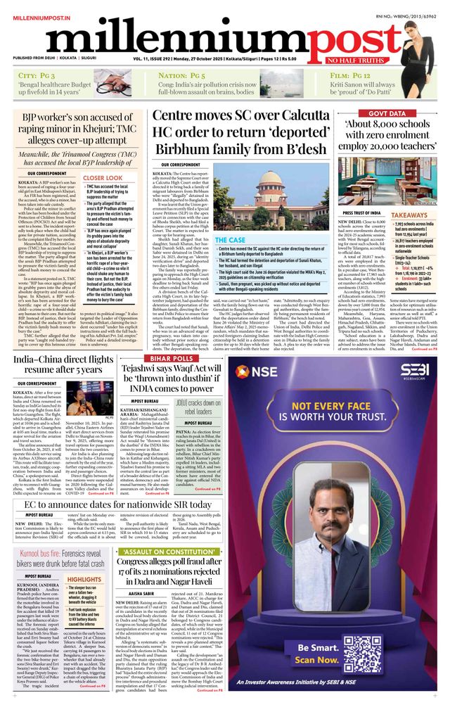 Millennium Post Kolkata