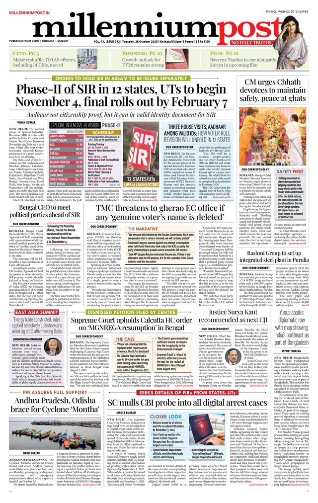 Millennium Post Kolkata