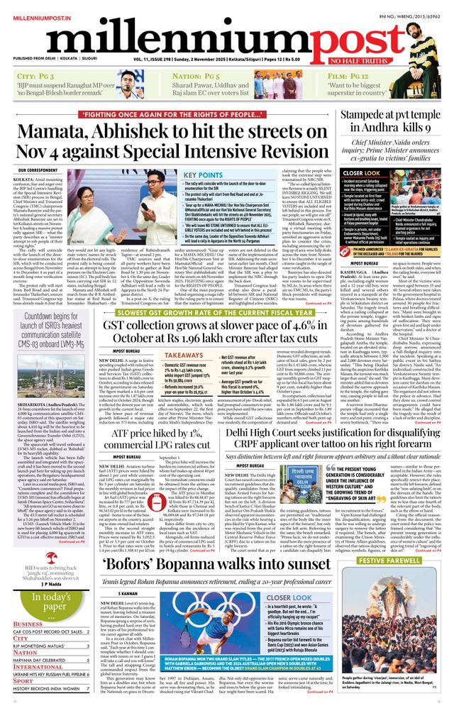 Millennium Post Kolkata