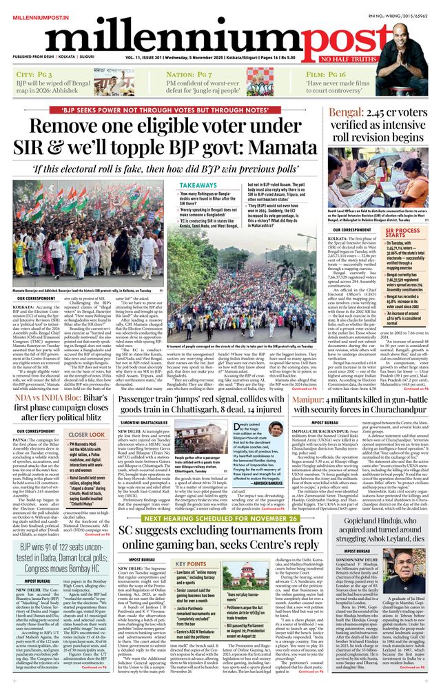 Millennium Post Kolkata