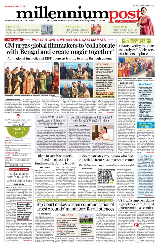 Millennium Post Kolkata