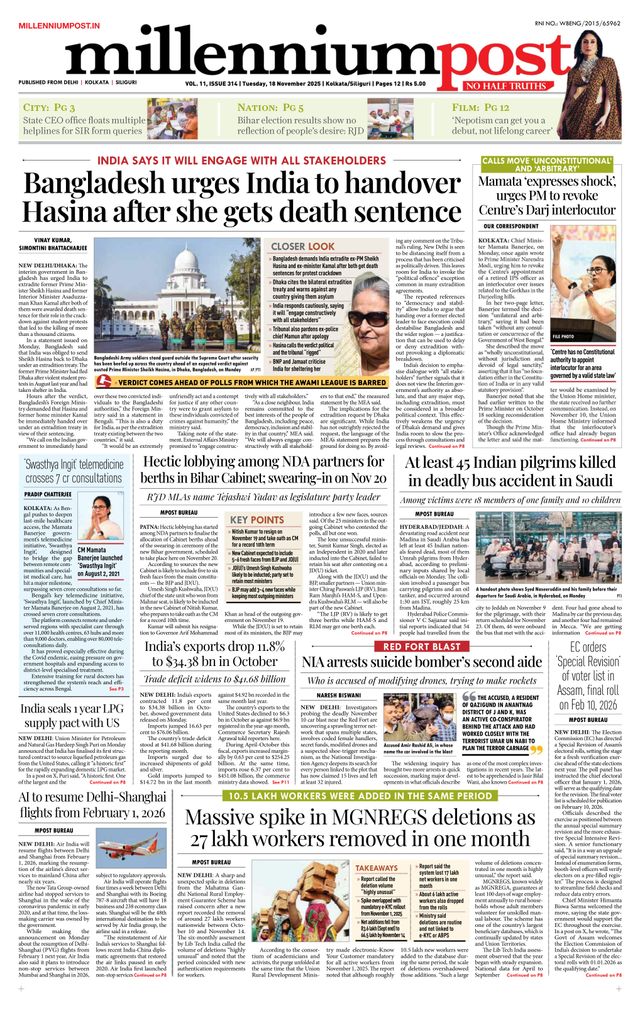 Millennium Post Kolkata