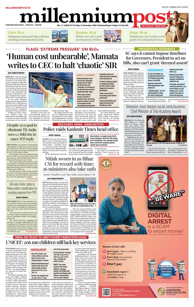 Millennium Post Kolkata