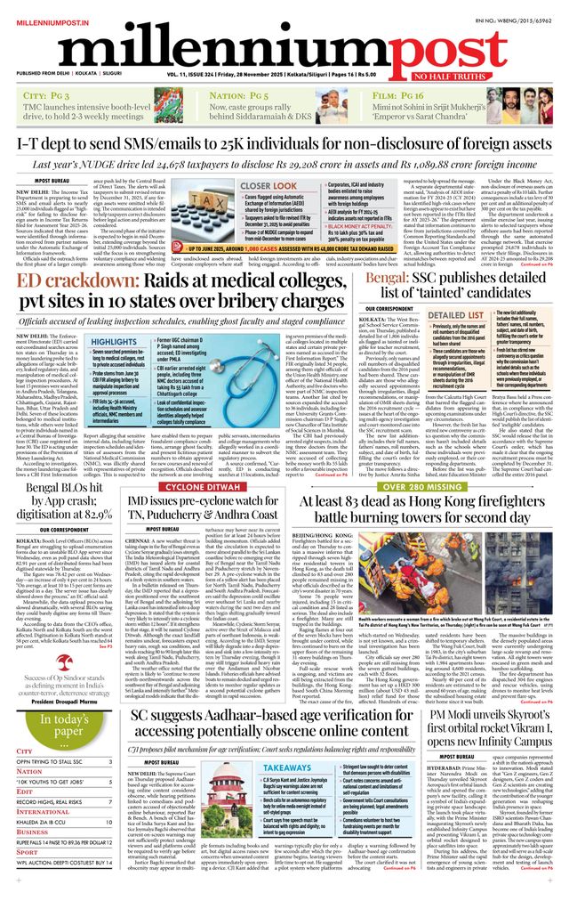 Millennium Post Kolkata