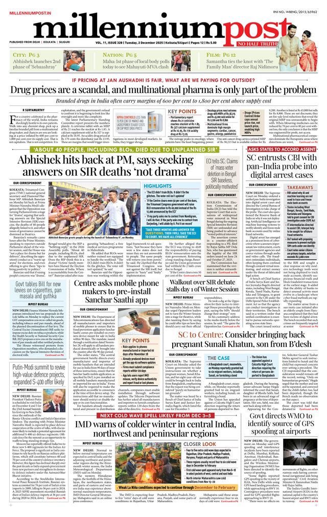 Millennium Post Kolkata