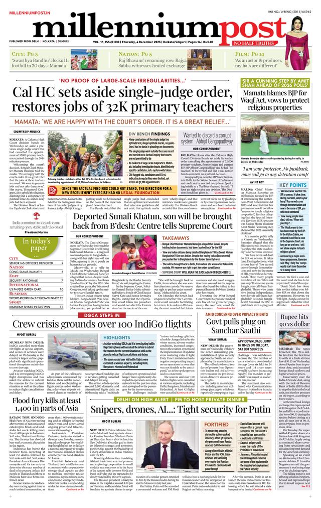 Millennium Post Kolkata