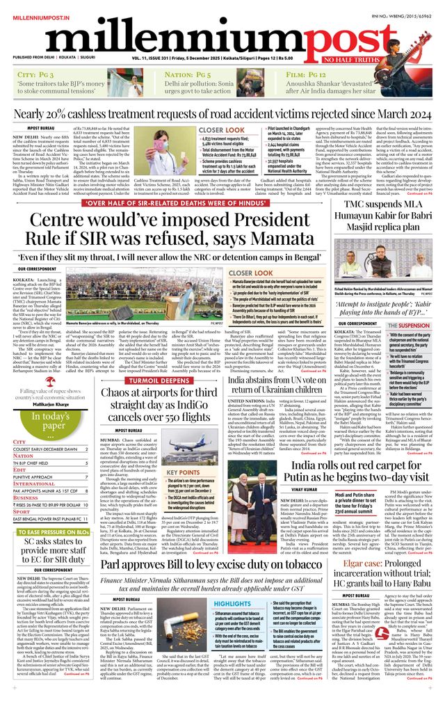 Millennium Post Kolkata