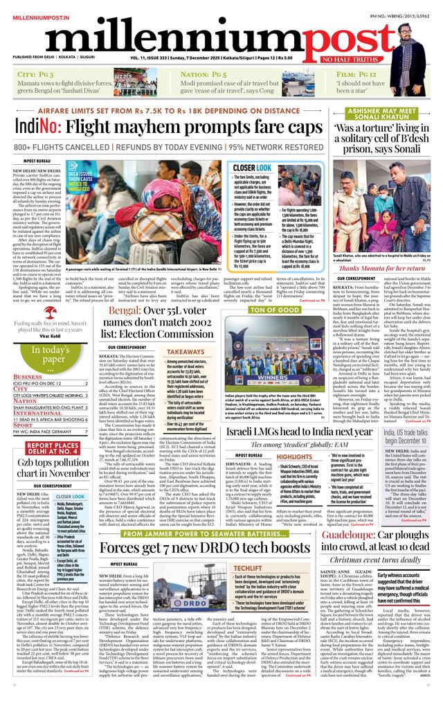 Millennium Post Kolkata