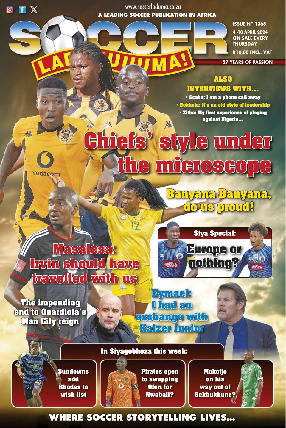 Soccer Laduma-April 04, 2024 Magazine - Get your Digital Subscription