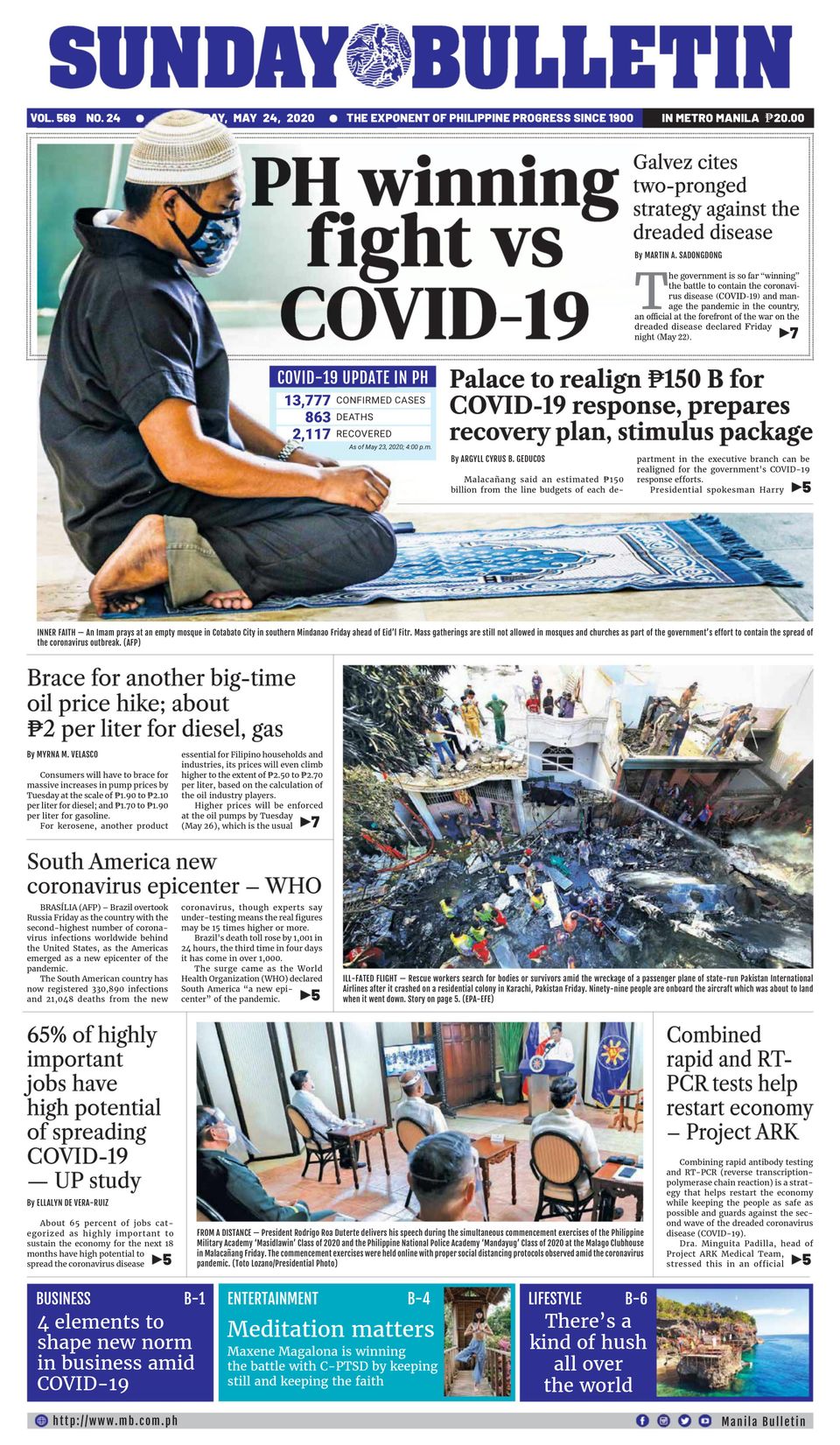 Manila Bulletin-May 24, 2020 Newspaper - Get your Digital Subscription