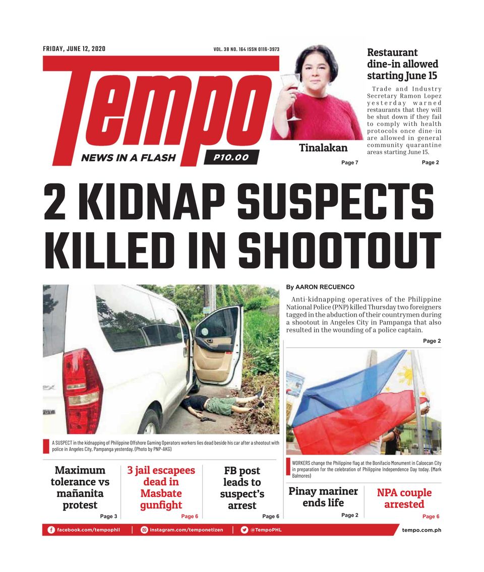 TempoJune 12, 2020 Newspaper Get your Digital Subscription
