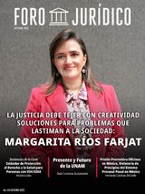 Octubre 2023. La justicia debe tejer con creatividad soluciones para problemas que lastiman a la sociedad: Margarita Ríos Farjat