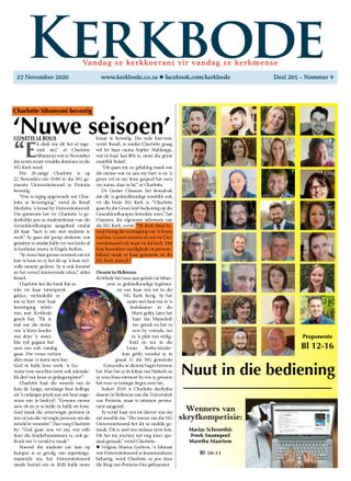 KERKBODE  Cover - 22 Oktober 2021 Edition